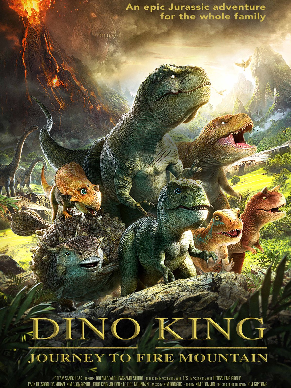 Dino King - Journey to Fire Mountain poster