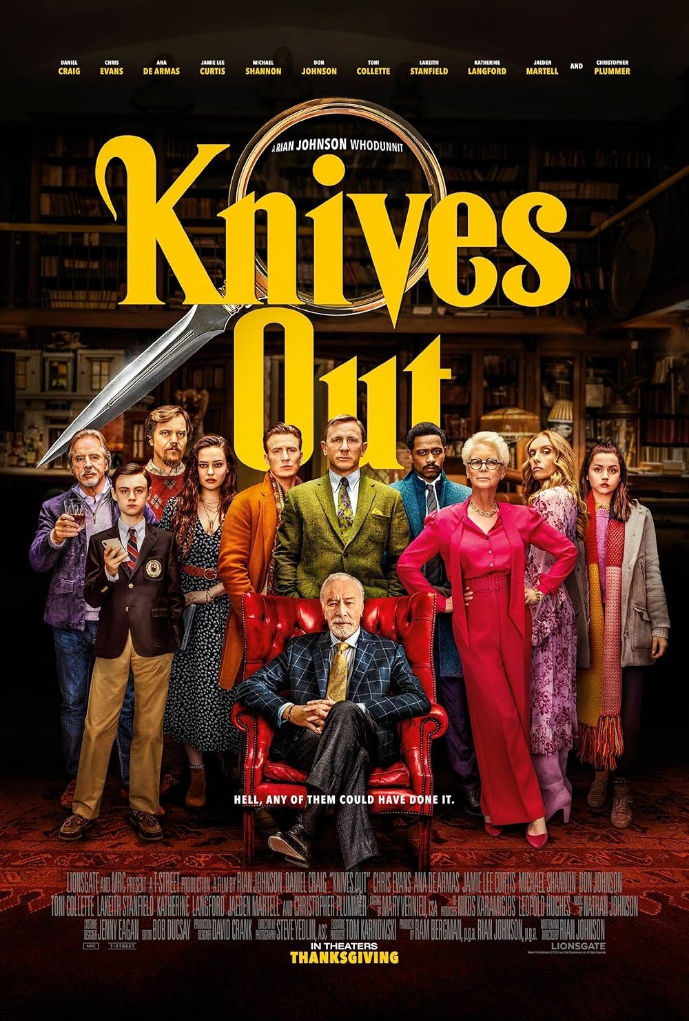 KNIVES OUT poster